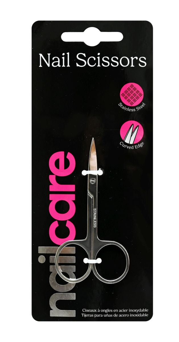 Cuticle Scissors Stainless Steel Curved 10cm