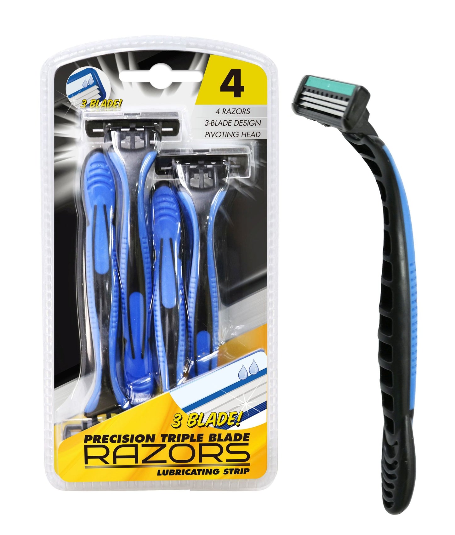 Mens Disposable Razors 4-Pack - Convenient