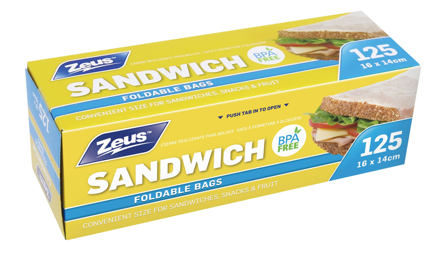 Sandwich Bags 16 x 14cm 125 Pack