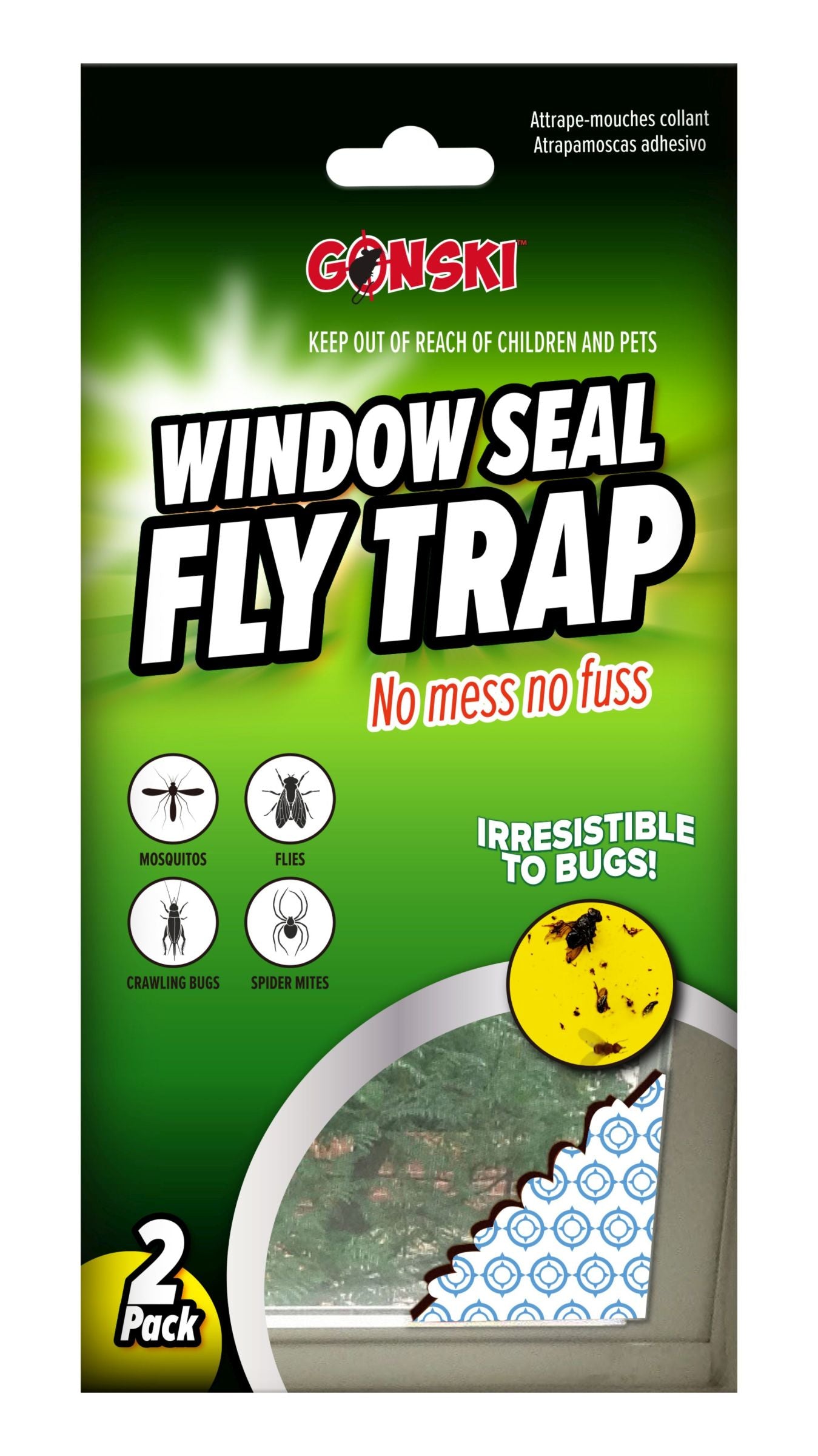 Window Seal Fly Trap 2 Pack