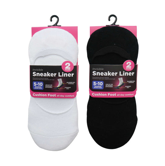 Sneaker Liner Womens 2Pk