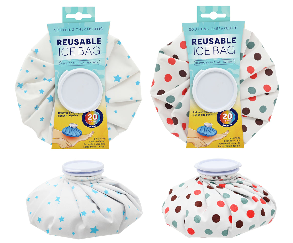 Reusable Ice Bag - 2 Assorted Colors