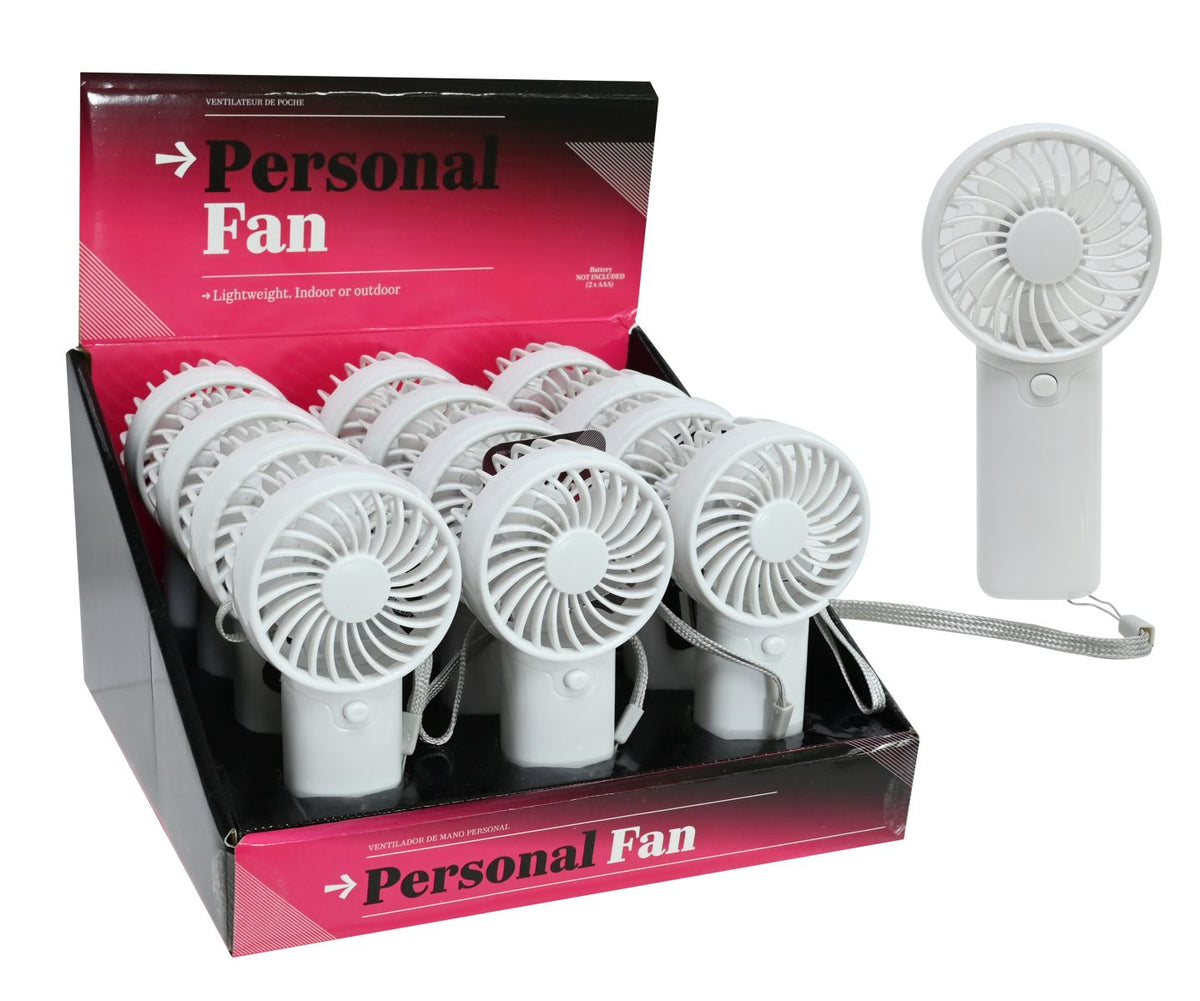 Personal Handheld Fan Battery Operated 12cm
