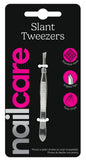 Tweezers Stainless Steel Slant 8cm