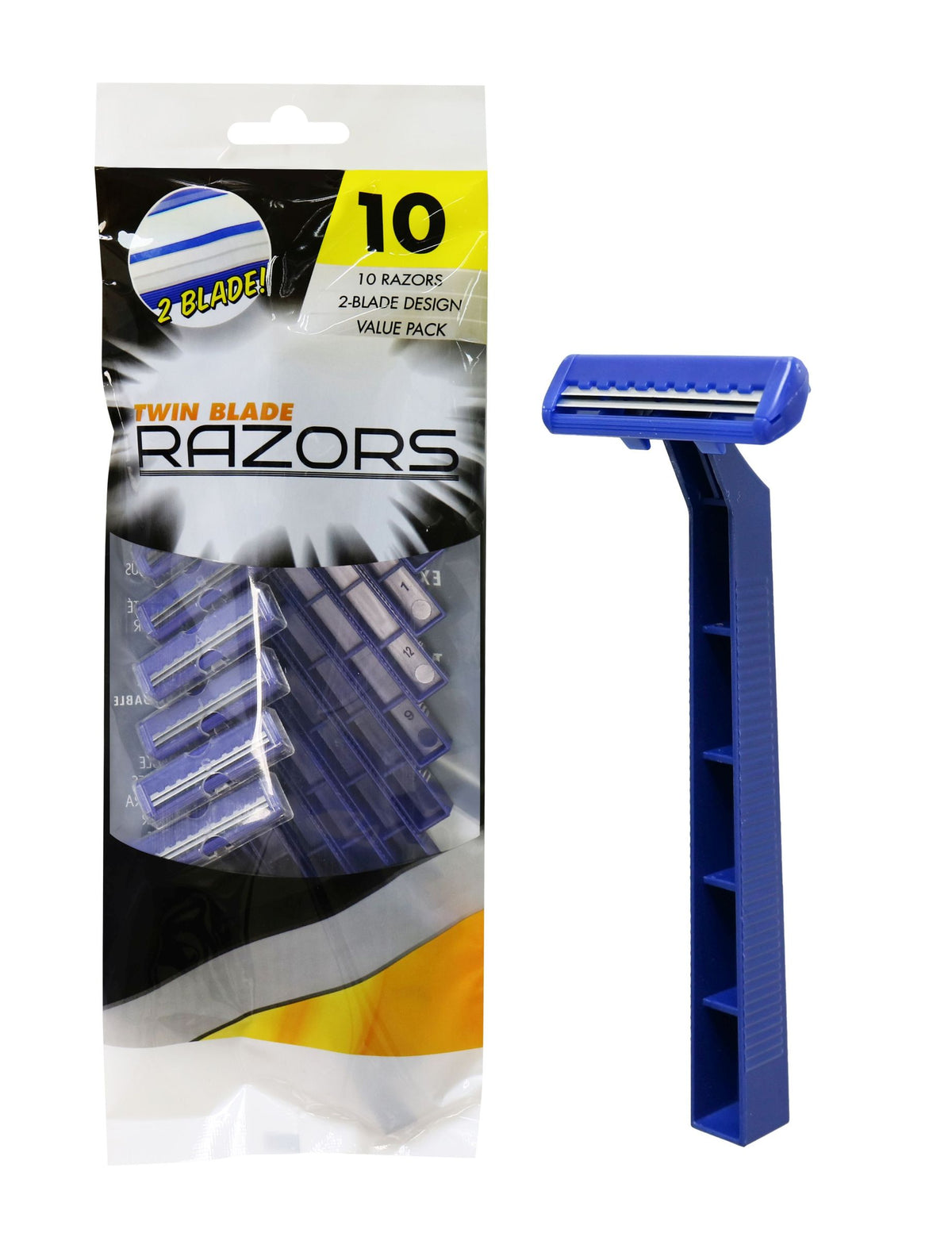 Mens Disposable Razors 10-Pack - Value Set