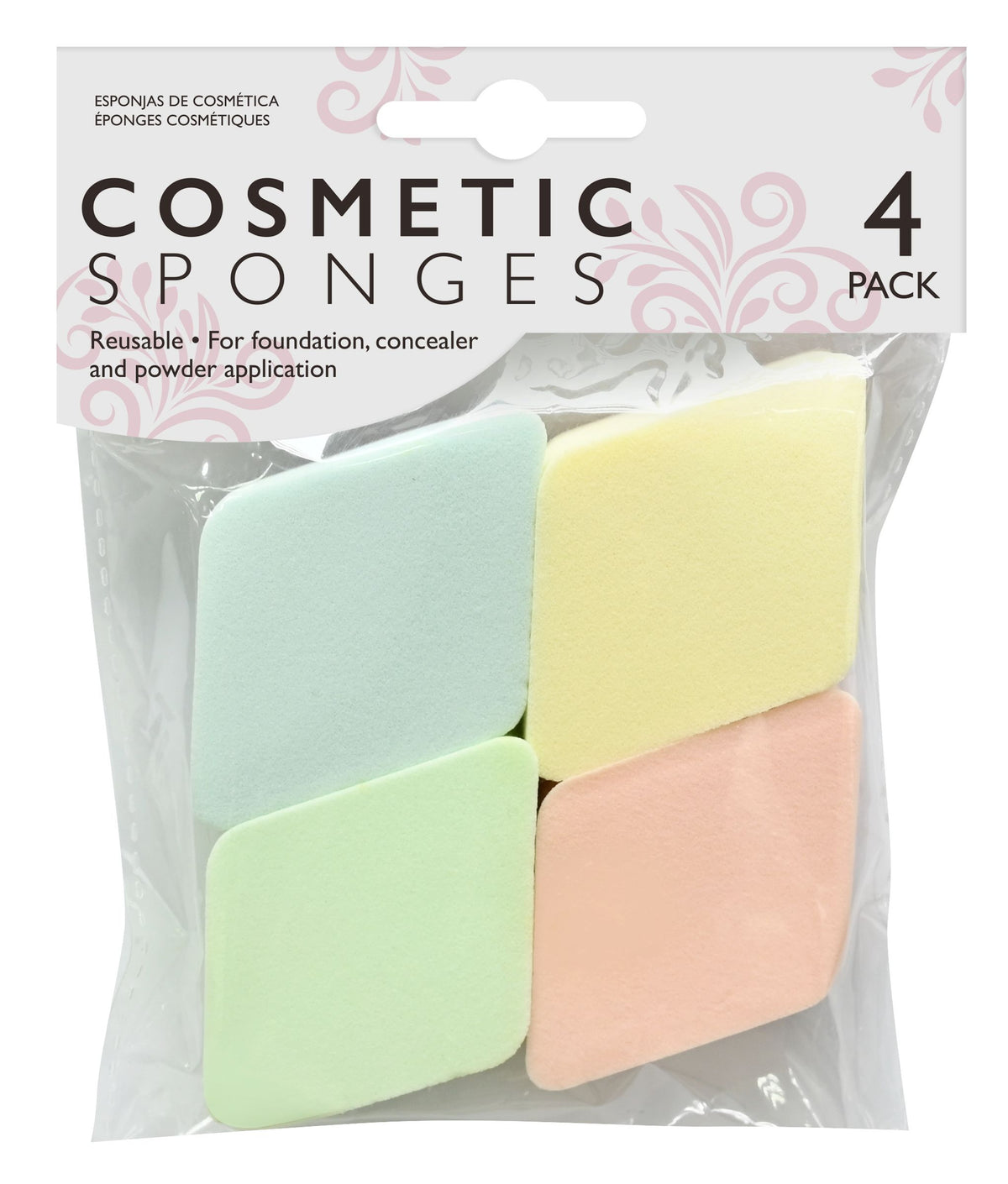 Cosmetic Makeup Sponges 4-Pack - Multi-Purpose