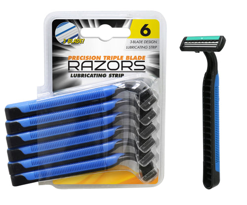 Mens Disposable Razors 6-Pack - Value Set