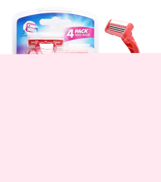 Razor Ladies Disposable 3 Blade 4 Pack