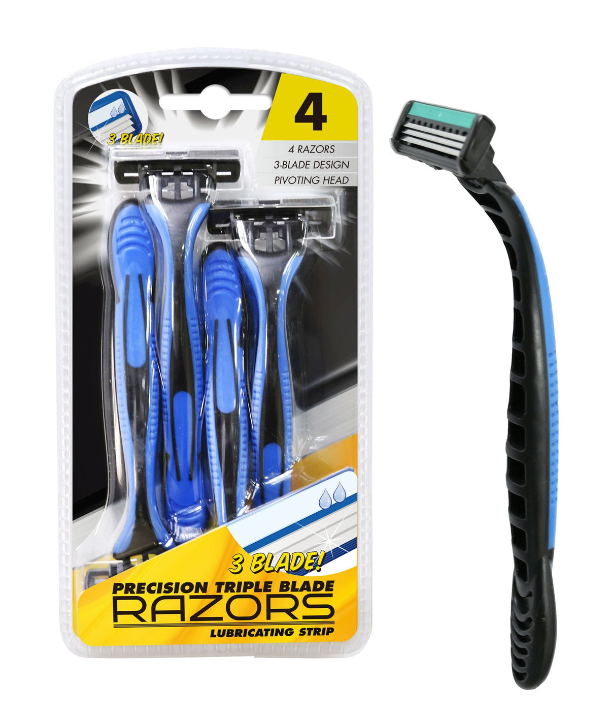 Mens Disposable Razors 4-Pack - Convenient