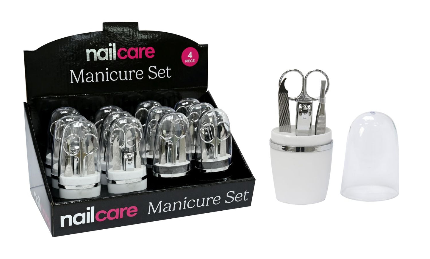 Manicure 4 Piece Set 2 Assorted Colours