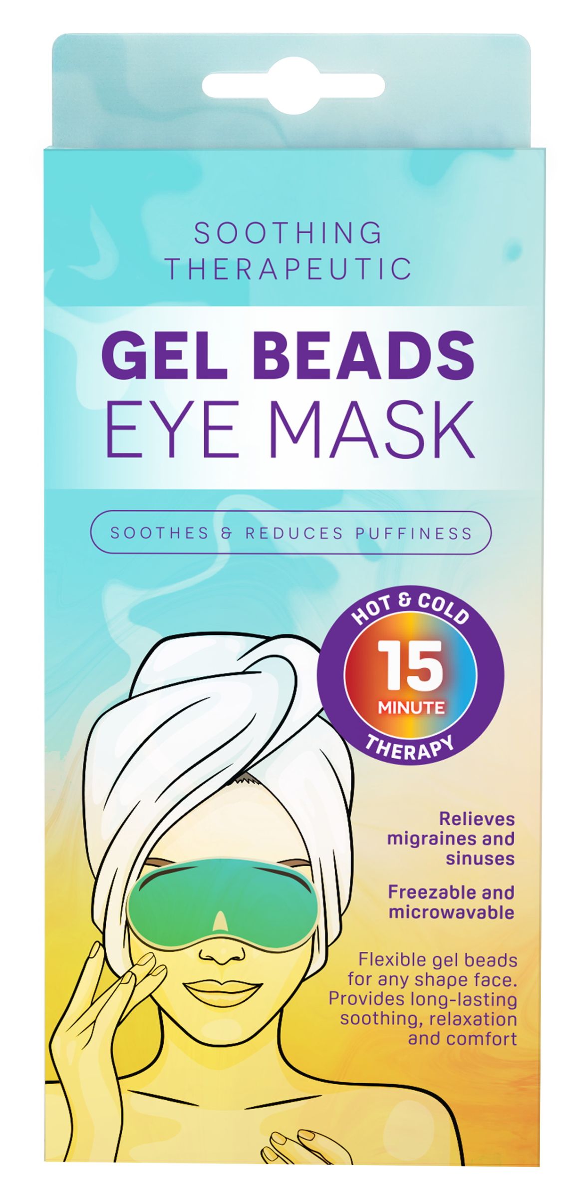 Cooling Eye Mask 20x9cm - Gel Therapy
