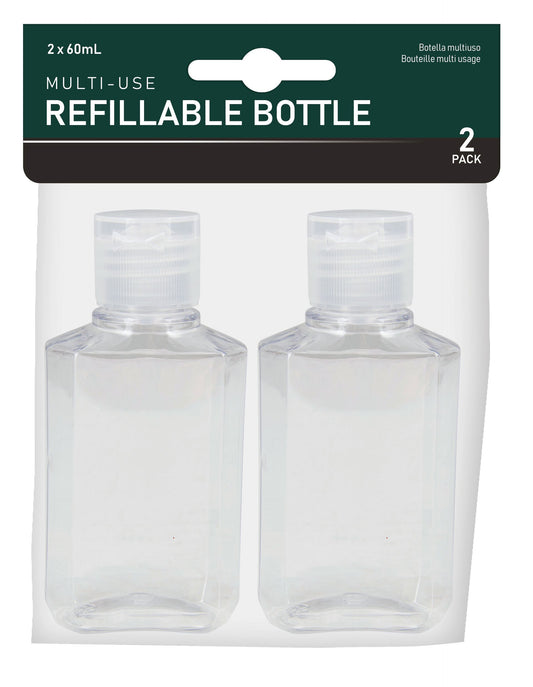 Mutli-Use Bottle 60mL 2 Pack