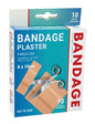 Bandage Fabric Plaster Large 8x10cm 10 Pack