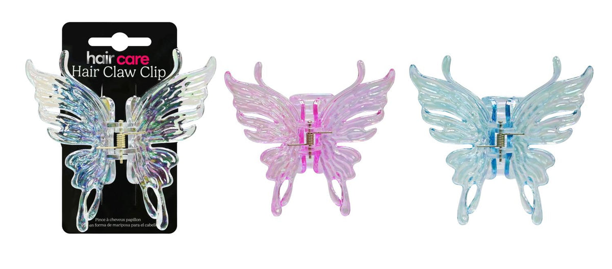 Butterfly Hair Claw Clip 3 Assorted