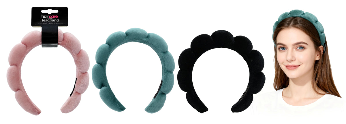 Headband Bubble Design 3 Assorted