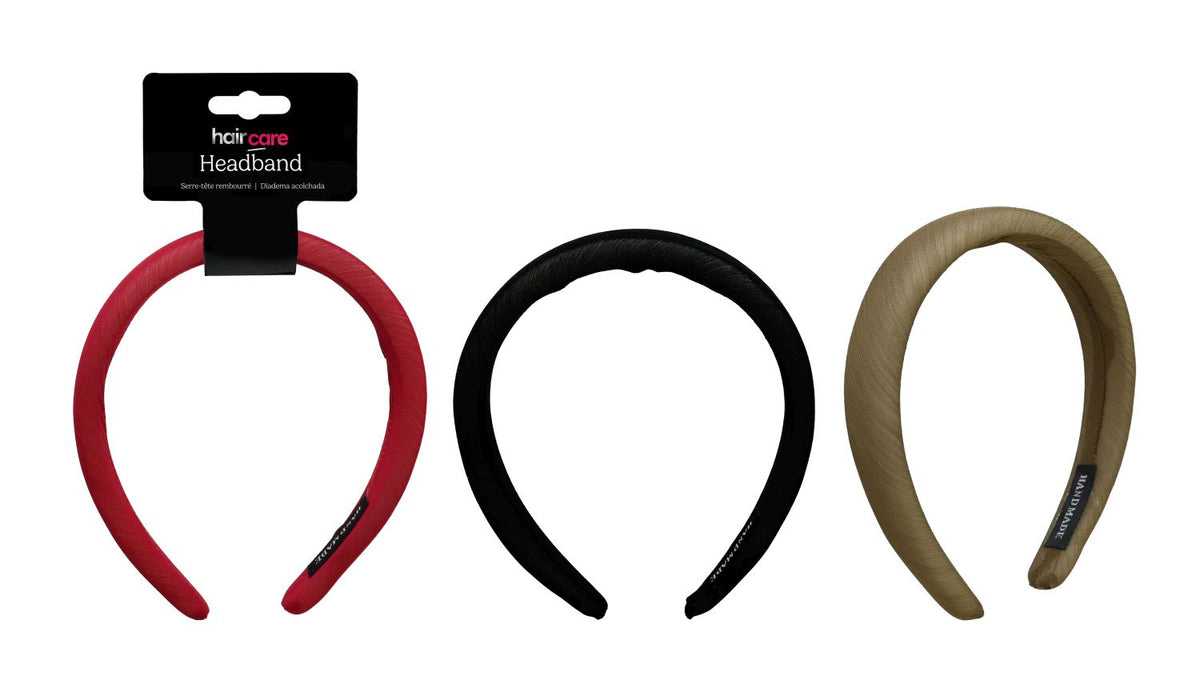 Headband Padded 3 Assorted