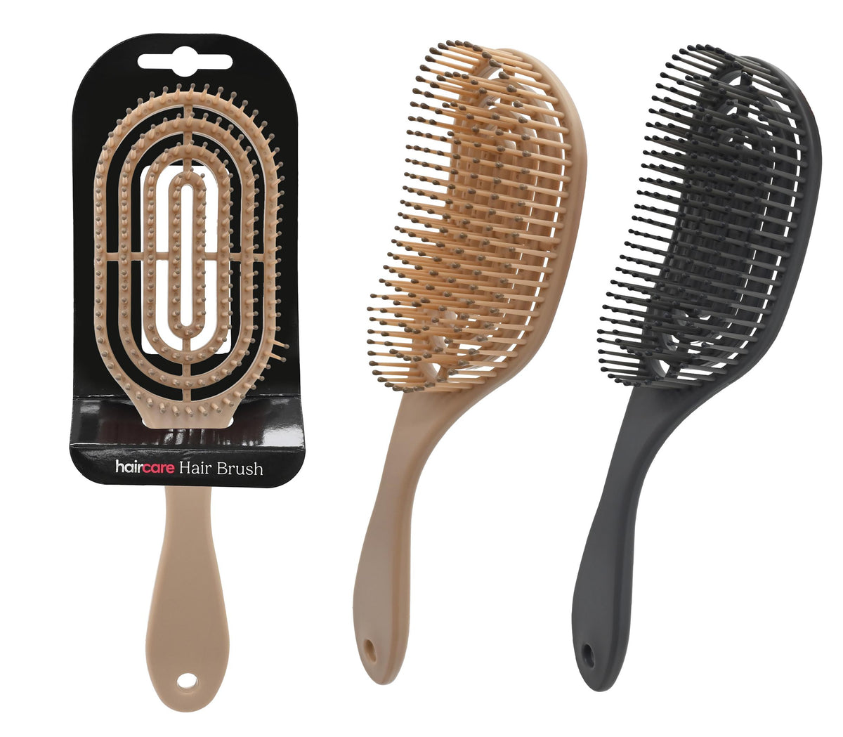 Hair Brush Oval 2 Assorted