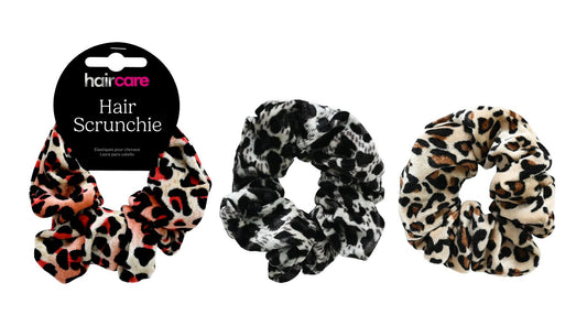 Scrunchie Animal Print 3 Assorted