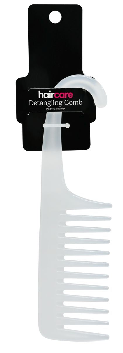 Shower Comb Detangling with Hook