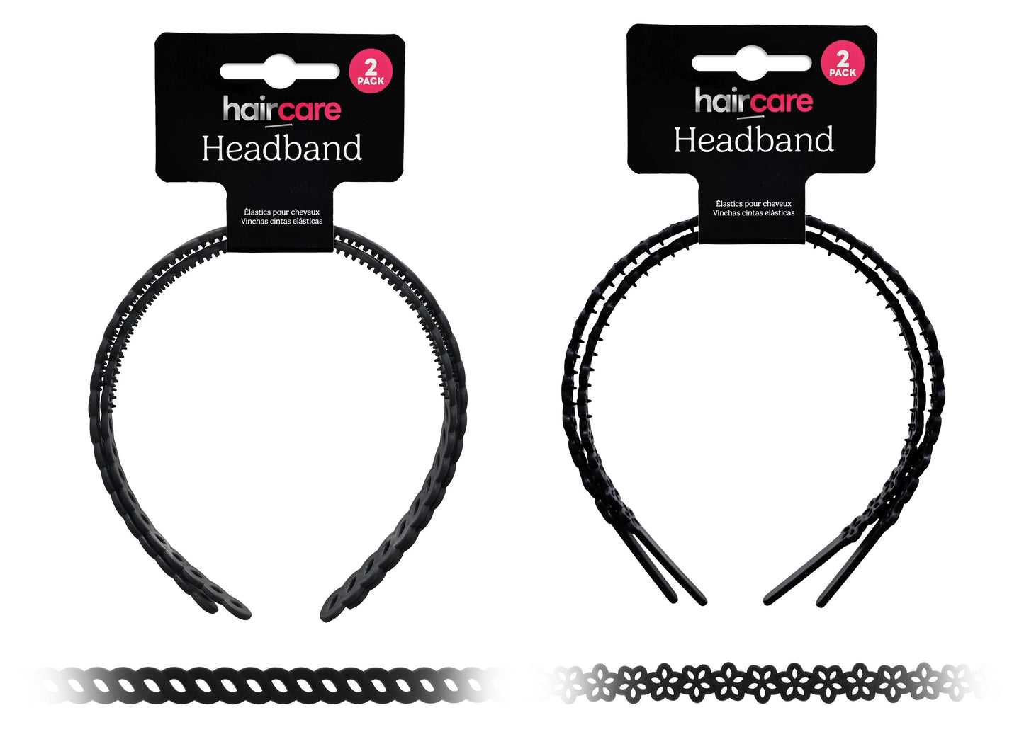 Headbands 2-Pack - 2 Assorted Styles