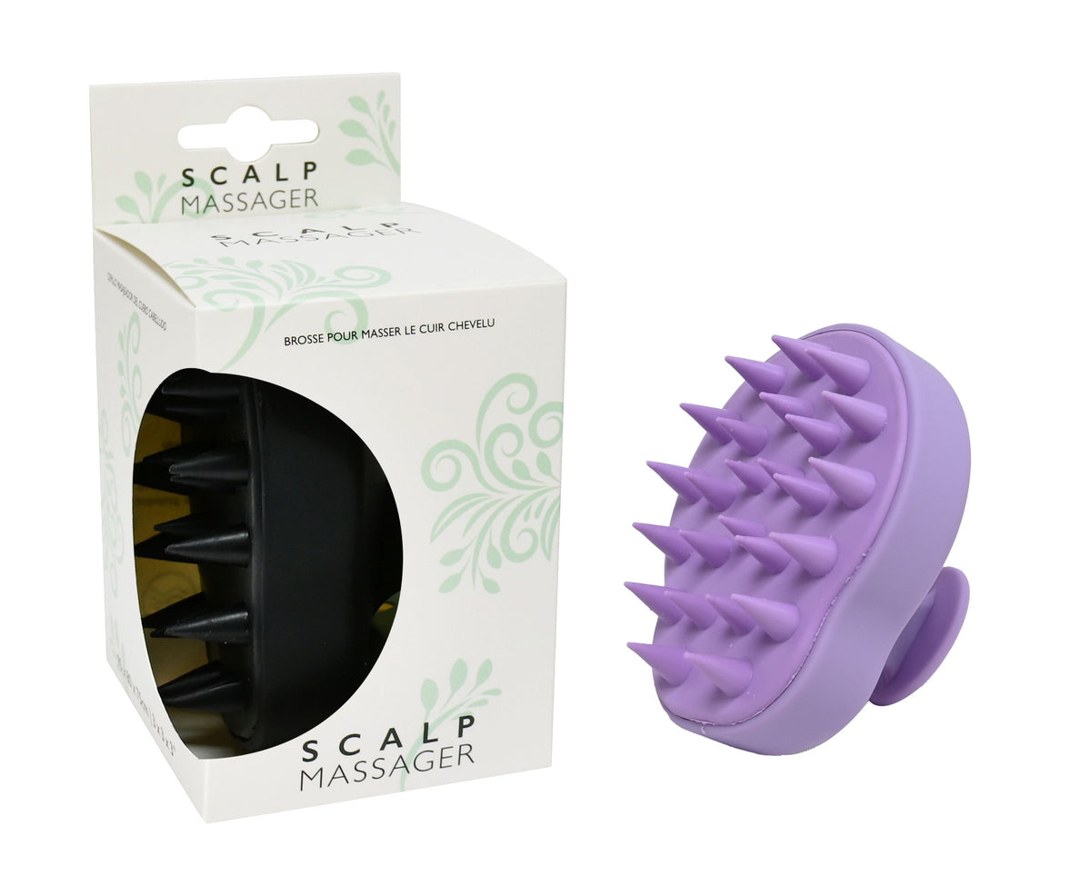 Scalp Massager Brush - 2 Assorted Colors