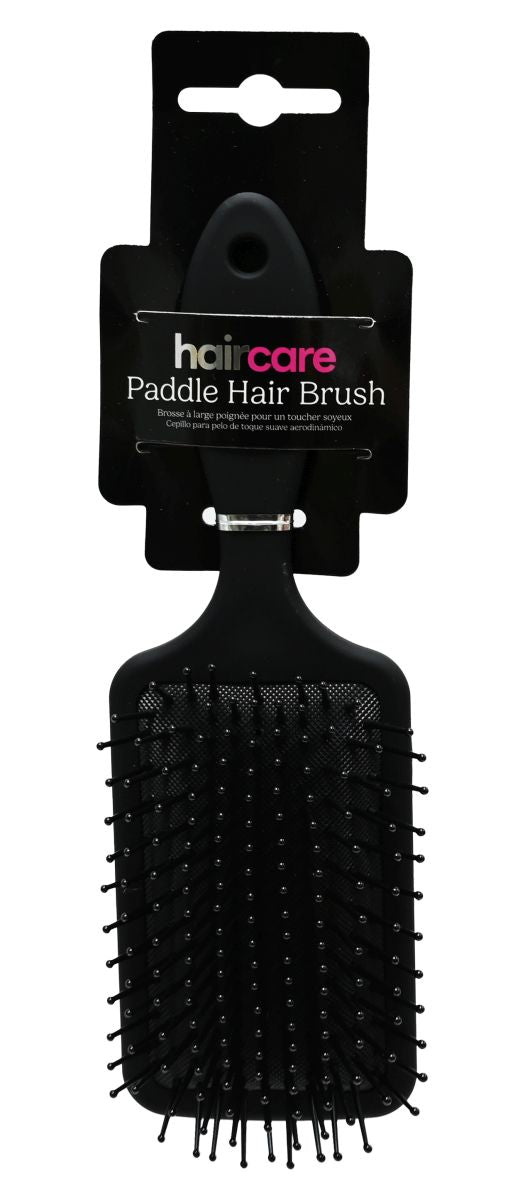 Hair Brush Paddle Black