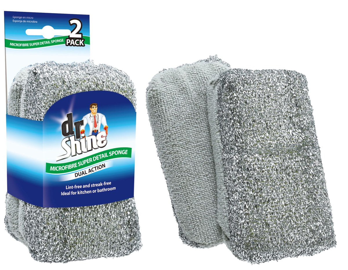 Microfibre Super Detail Sponge 2 Pack
