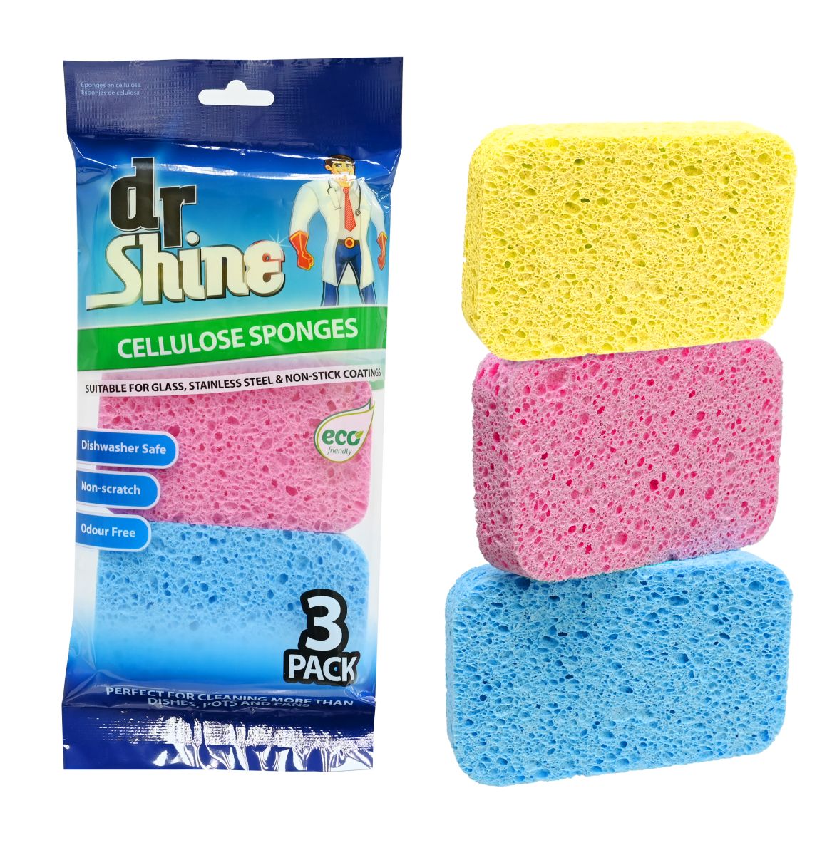 Cellulose Sponges 3 Pack