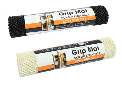 Extra Thick Non-Slip Grip Mat 1.2m x 30cm 2 Colours