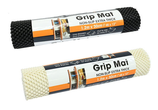 Extra Thick Non-Slip Grip Mat 1.2m x 30cm 2 Colours
