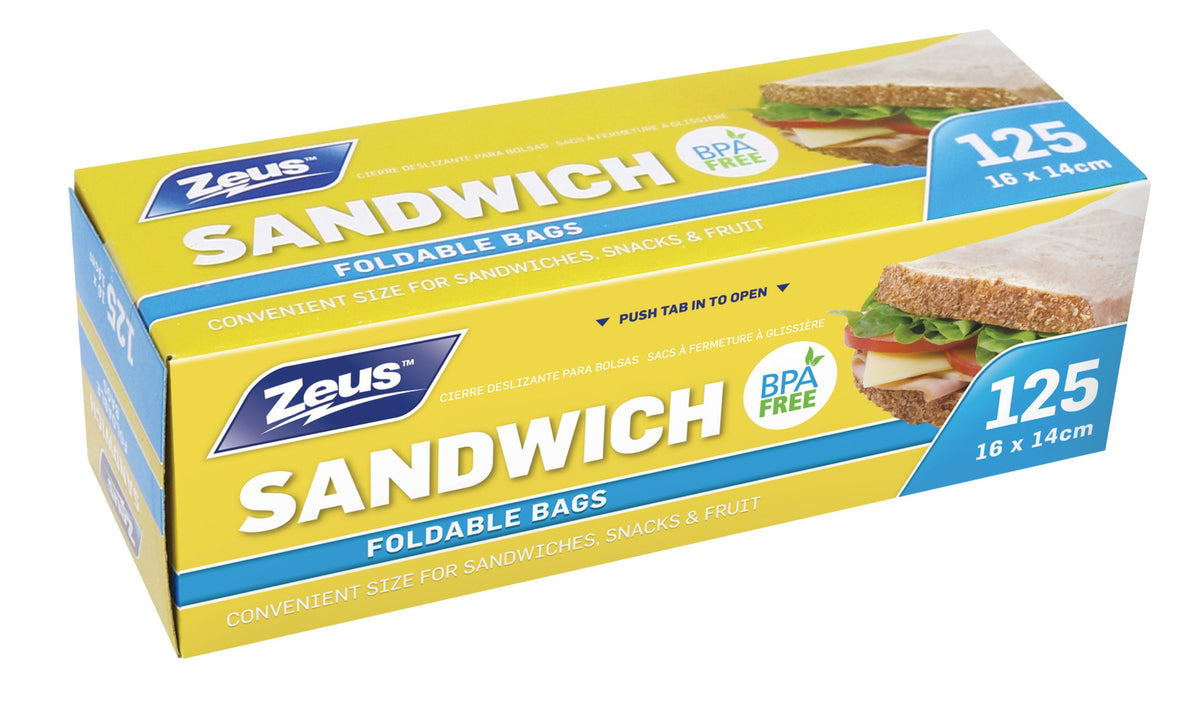 Sandwich Bags 16x14cm - 125 Pack Value