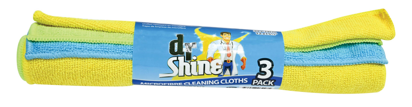 Microfibre Cleaning Cloth 3 Pack 30 x 39cm
