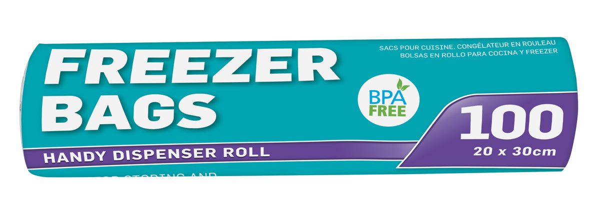 Freezer Bags 20x30cm - 100 Pack