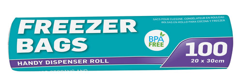 Freezer Bags 20x30cm - 100 Pack