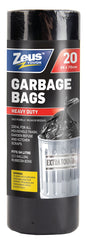 Garbage Bags Heavy Duty 88 x 70cm 20 Pack
