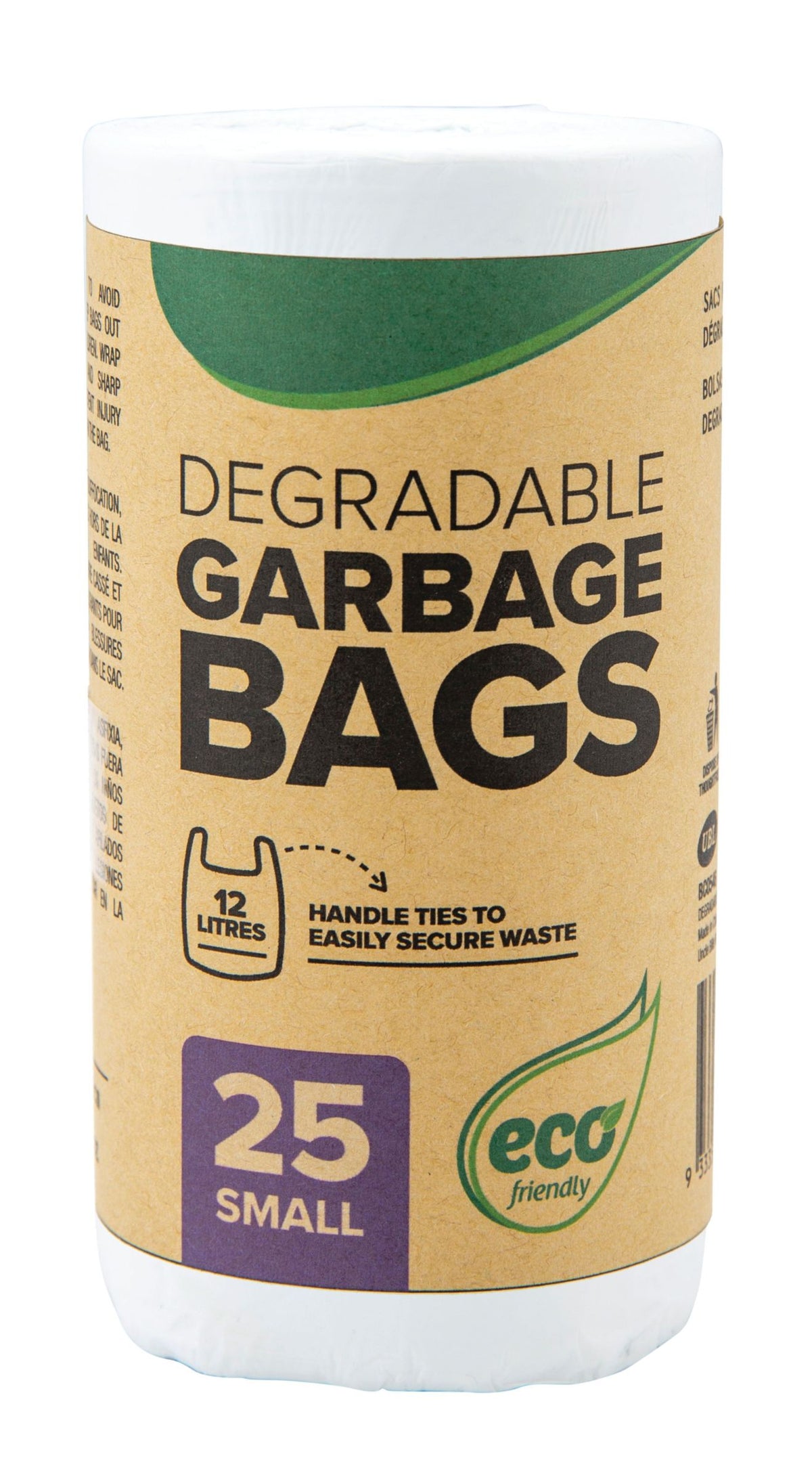 Degradable Bin Liners 12L - 25 Pack