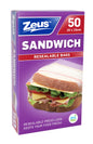 Sandwich Bags Press Lock 16 x 15cm 50 Pack