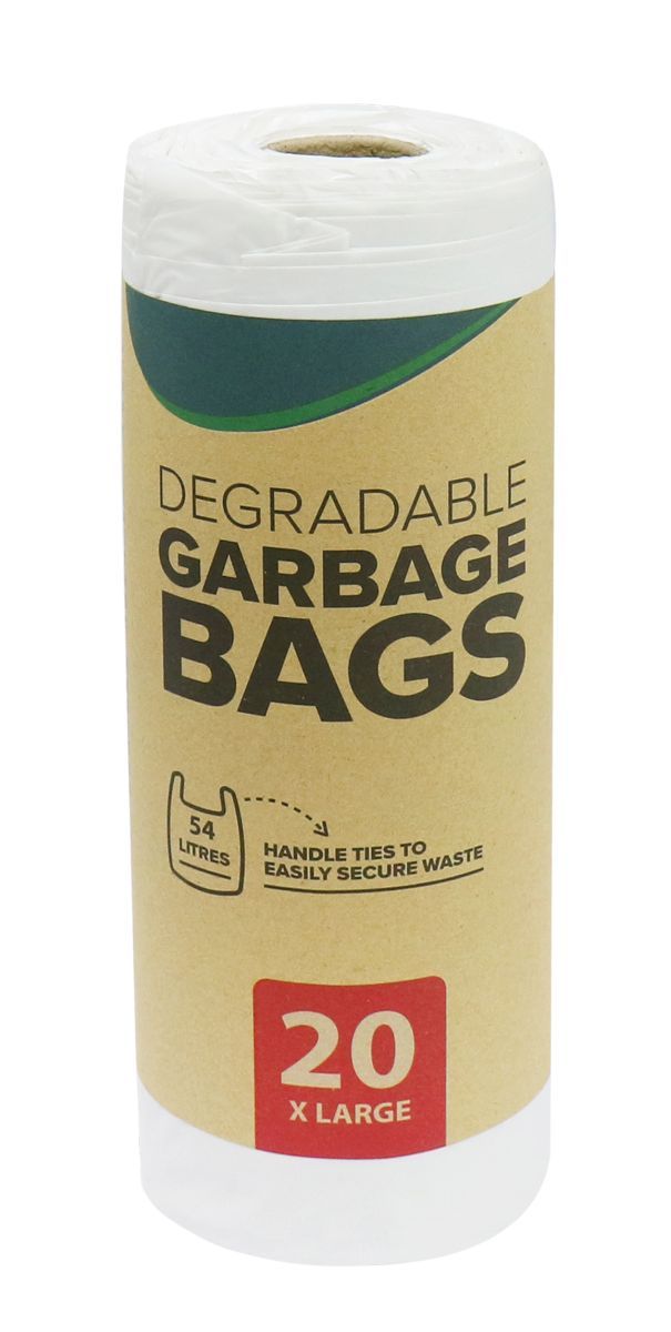 DEGRADABLE BAGS BIN LINER 54L 20PK