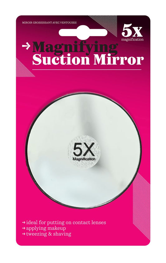 5X Magnifying Mirror with Suction