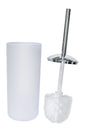 Toilet Brush with Holder White 38 x 10cm