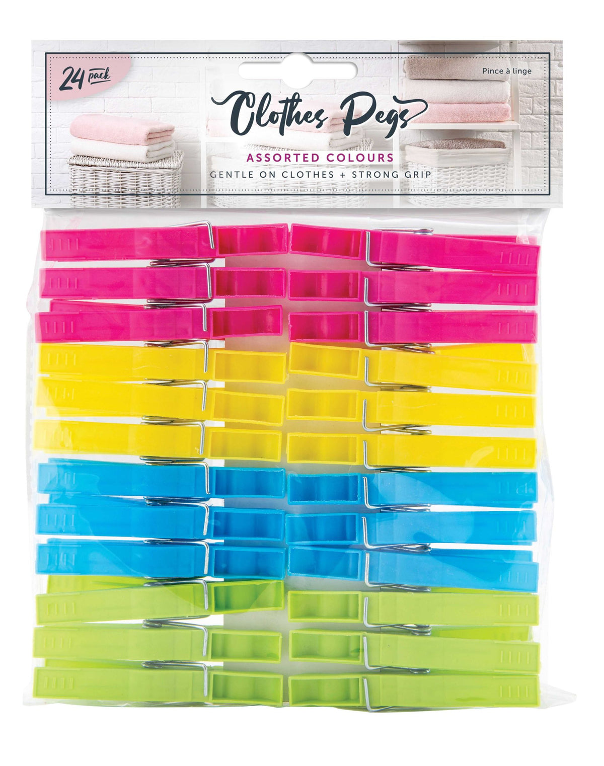Clothes Pegs 24-Pack - Standard