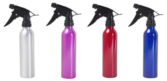 Spray Bottle Aluminium 300mL 4 Assorted Colours