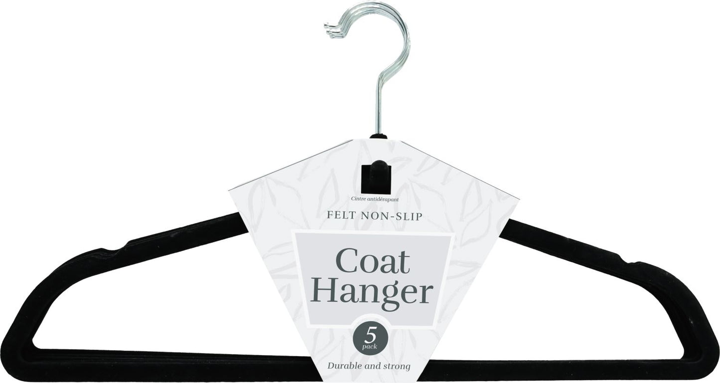 Felt Non-Slip Hangers 5 Pack