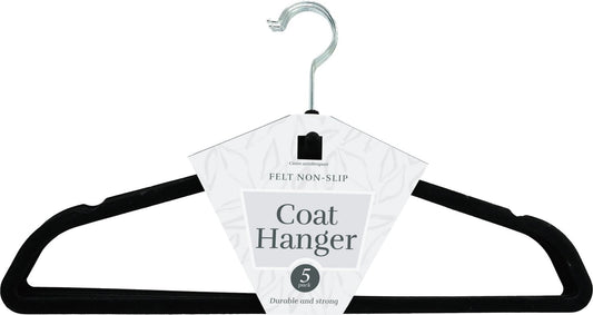 Felt Non-Slip Hangers 5 Pack