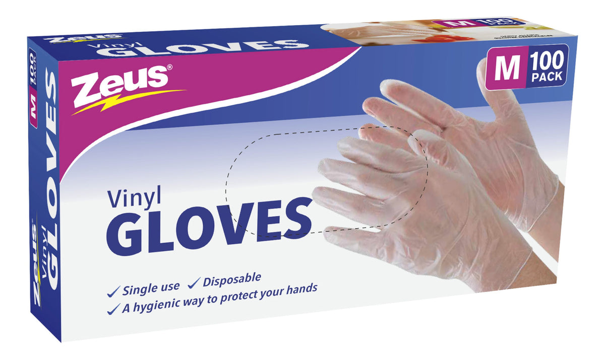 Gloves Disposable Medium 100 Pack