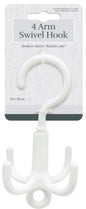 Swivel Tie/Scarf 4 Arm Hook