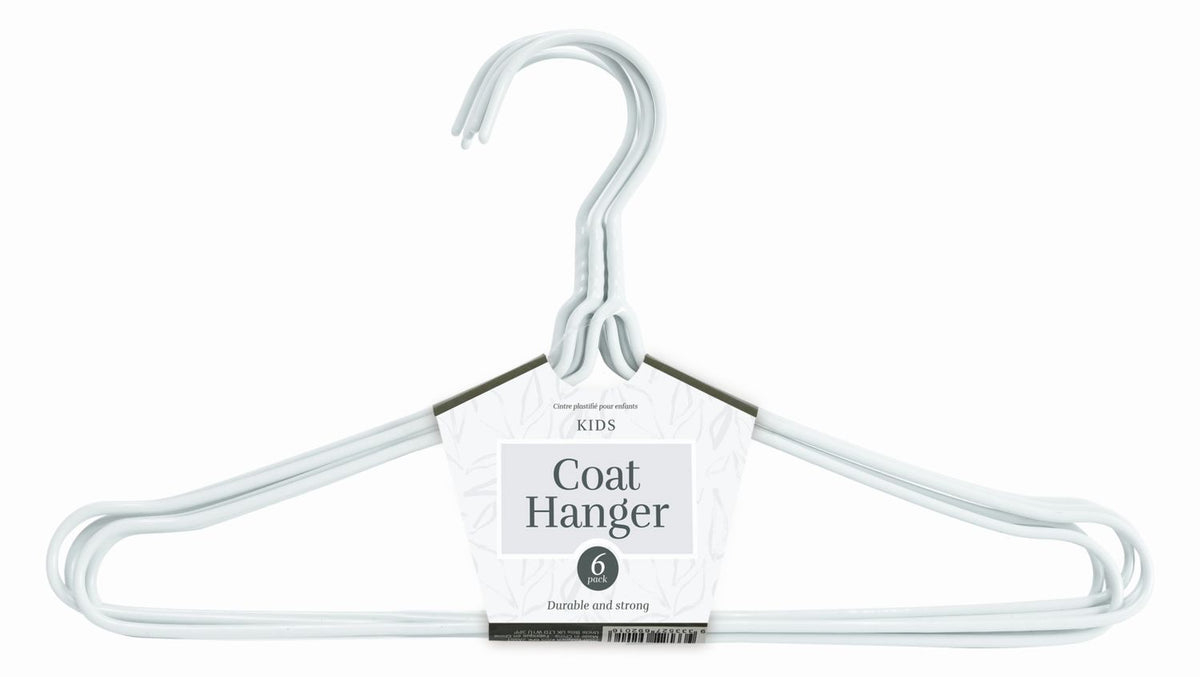 Kids Coat Hangers 6-Pack - Small Size
