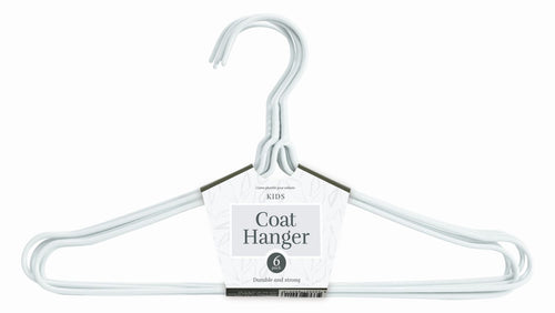 Kids Coat Hangers 6-Pack - Small Size