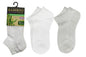 Sneaker Sock Bamboo Ladies 2 Pairs 5-8 2Assorted Colours