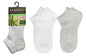Sneaker Sock Bamboo Ladies 2 Pairs 9-11 2Assorted Colours